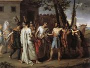 Juan Antonio Ribera Y Fernandez Cincinnatus Leaving the Plough to Bring Law to Rome France oil painting artist
